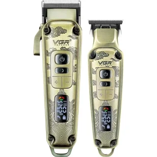 ست ماشین اصلاح وی جی آر مدل V-643 با تکنولوژی برش مستقیم و استیل ضد زنگ